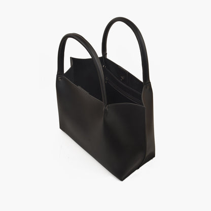Black tote bag