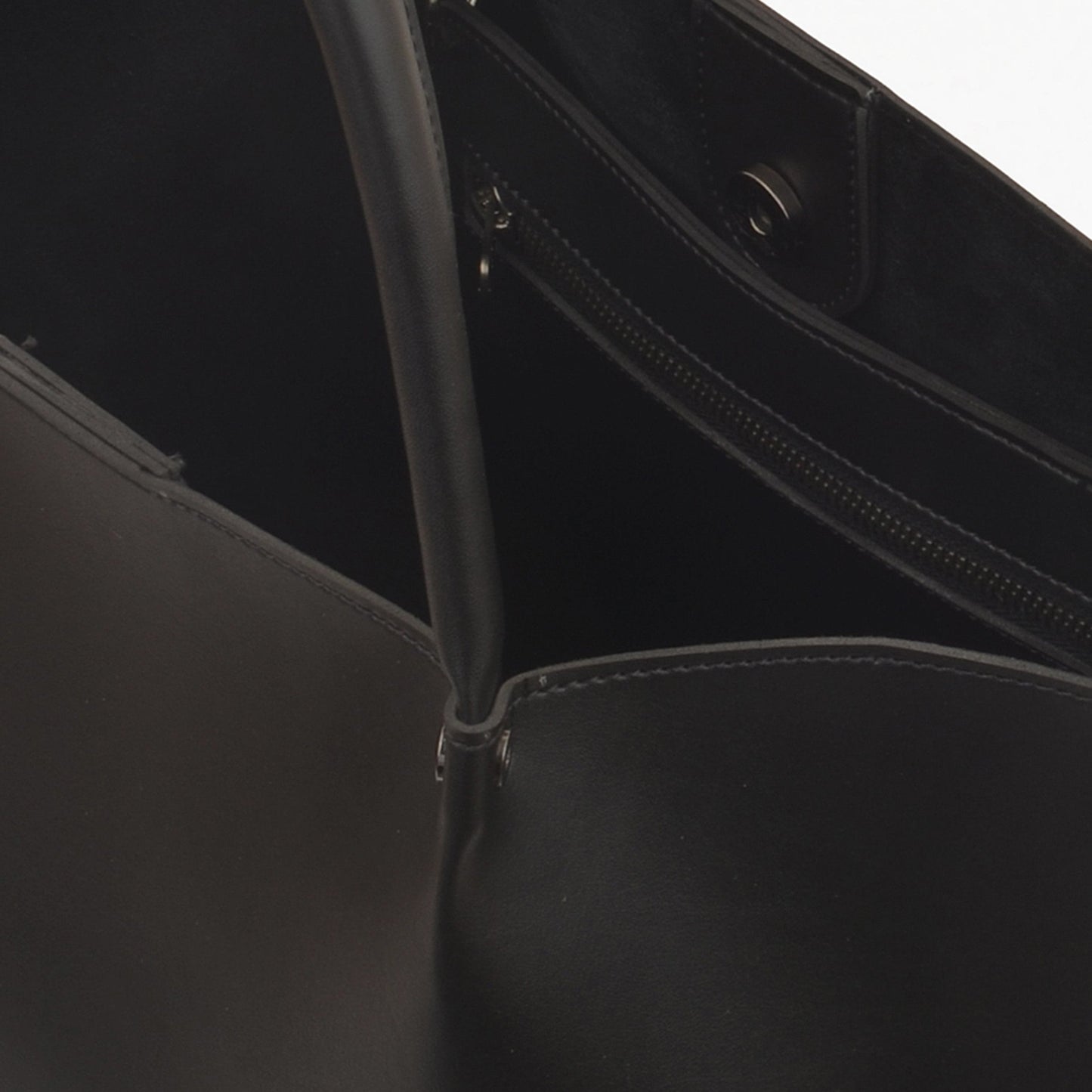 Black tote bag