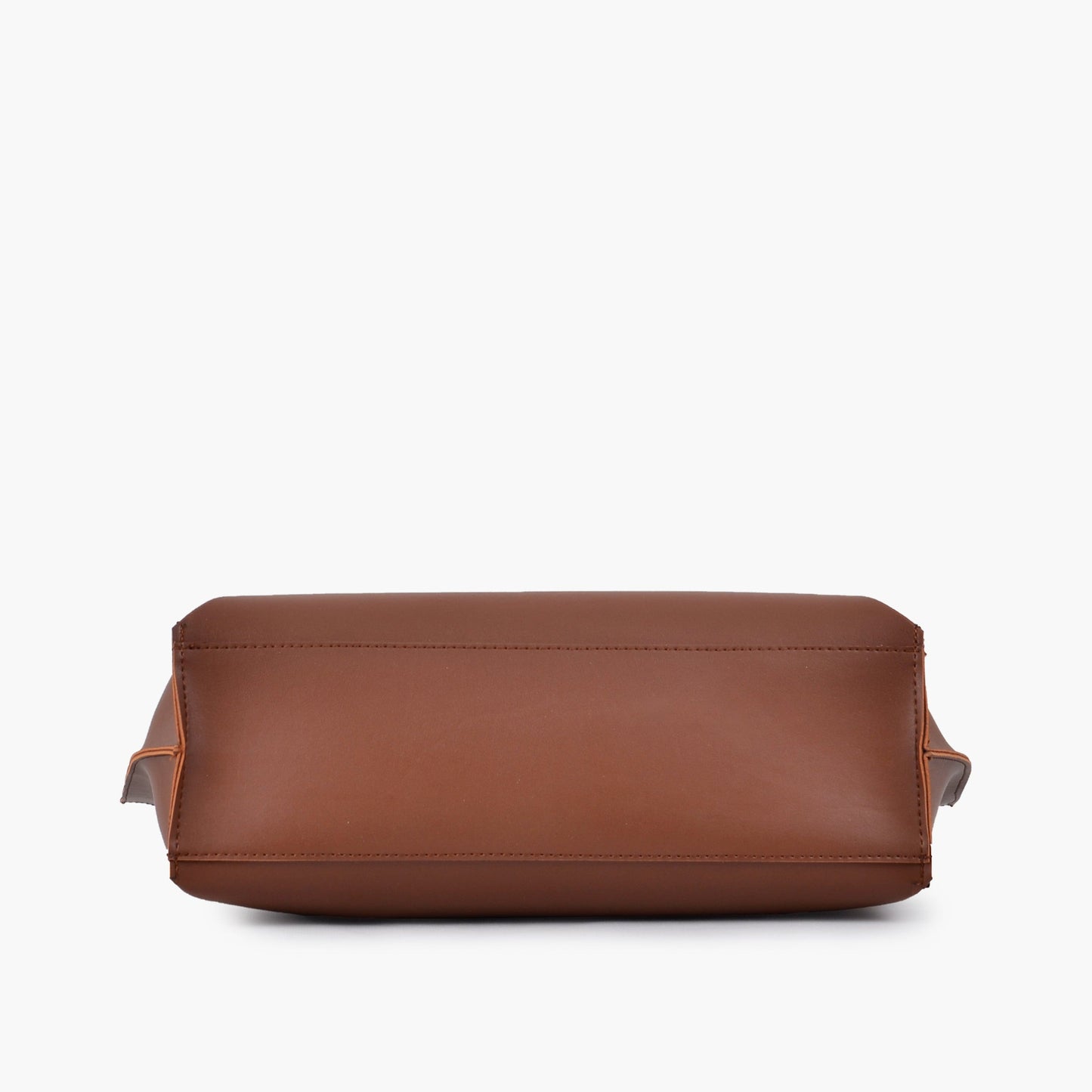 Horse brown long handle tote bag